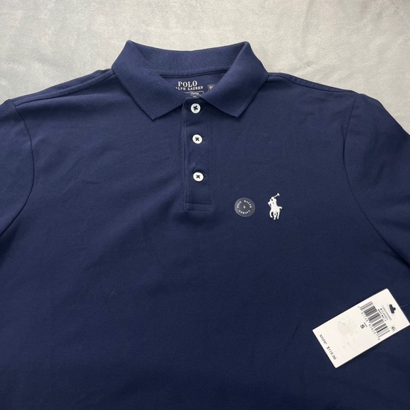 NWT Polo‎ Ralph Lauren Mens Classic Fit Navy Blue Polo Shirt Size Small - Picture 6 of 7
